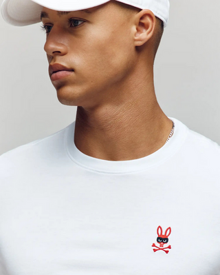 Psycho Bunny Mischief Bunny Tee  | White