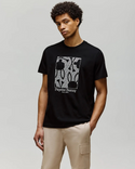 Psycho Bunny Glenn Graphic Tee | Black