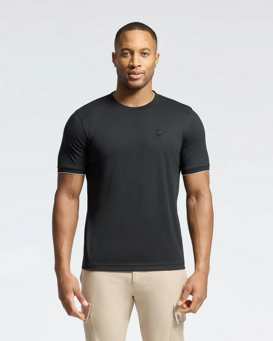 Psycho Bunny Men's Bryce Performance Tee | Black