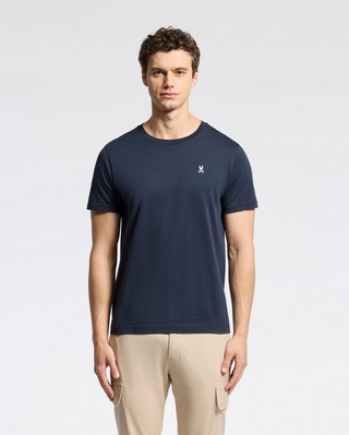 Psycho Bunny Mens Classic Crew Neck Tee | Navy