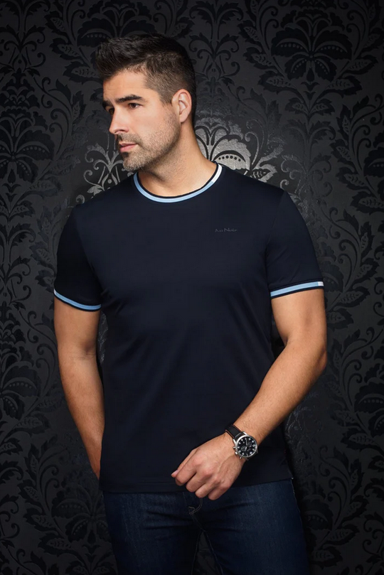 Au Noir T-SHIRT | HARDEN, marine