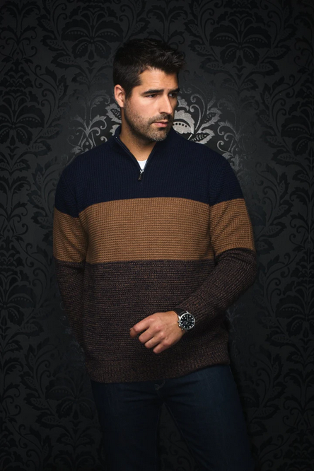 Au Noir Sweater in Wool Merino | DALVIK, Tobacco