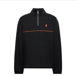 Psycho Bunny Men's Dixie Golf Modal 1/4 Zip | Black