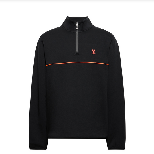 Psycho Bunny Men's Dixie Golf Modal 1/4 Zip | Black