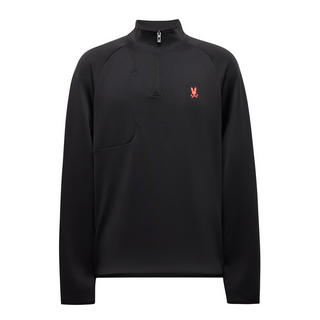 Psycho Bunny Dixie Golf 1/4 Zip | Black