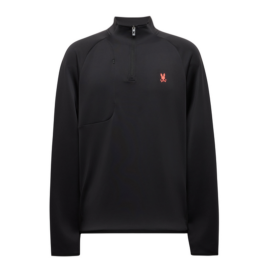 Psycho Bunny Dixie Golf 1/4 Zip | Noir