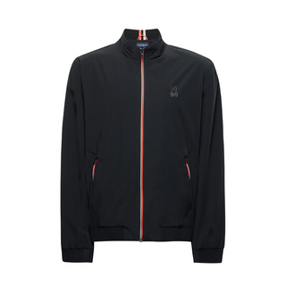 Psycho Bunny Chinos Woven Bomber | Black