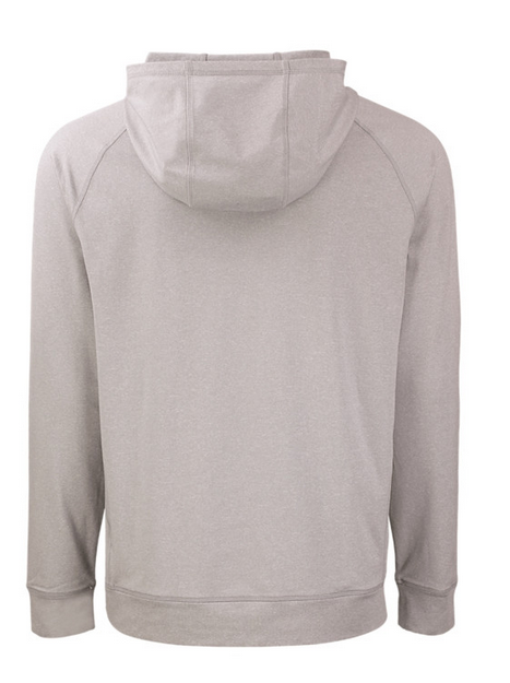 Cutter & Buck Adapt Knit Recycled Mens Heathered Hooded Pullover | Grey Heather