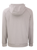 Cutter & Buck Adapt Knit Recycled Mens Heathered Hooded Pullover | Grey Heather