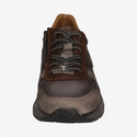 Bugatti Leather Sneaker | Dark Grey/Brown
