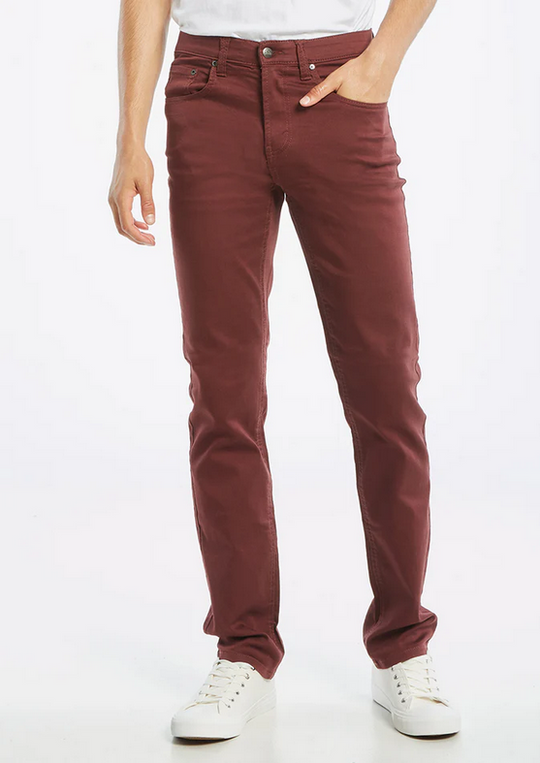 Lois 5 Pocket Pant Brad | Bourgogne