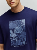 Psycho Bunny Rowen Oversized Tee | Evening Blue