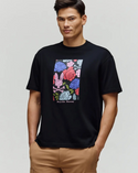 Psycho Bunny Rowen Oversized Tee | Black