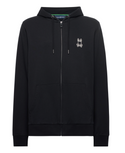 Psycho Bunny Mens Enzo Zip Hoodie | Black