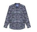 Robert Graham HARRINGTON Long Sleeve Shirt | Navy