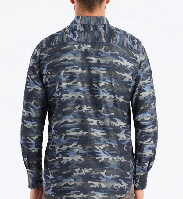 Robert Graham HARRINGTON Long Sleeve Shirt | Navy