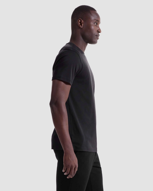 Bugatchi Hank Crew Neck T-Shirt | Black