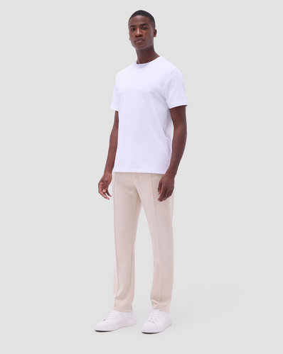 Bugatchi Hank Crew Neck T-Shirt | Blanc
