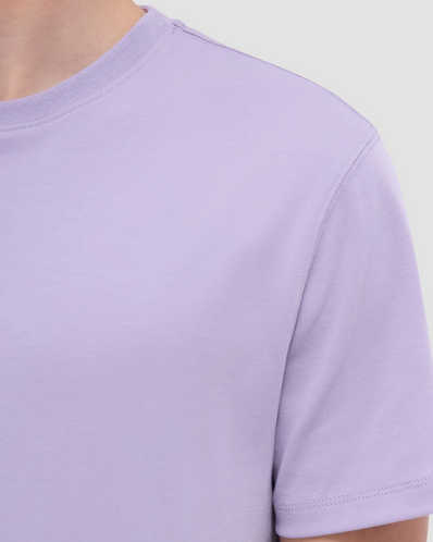 Bugatchi Hank Crew Neck T-Shirt | Lilac