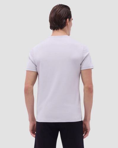 Bugatchi Hank Crew Neck T-Shirt | Platinum