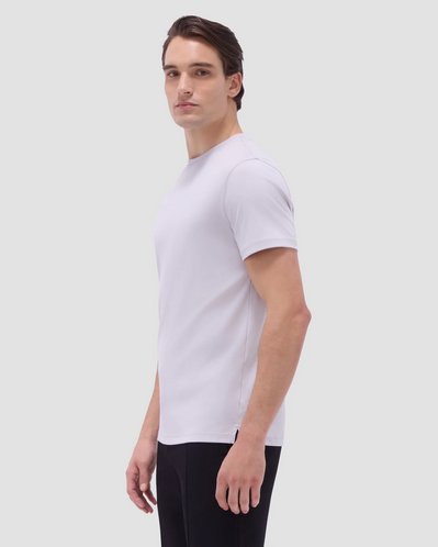 Bugatchi Hank Crew Neck T-Shirt | Platinum