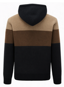 Point Zero  MARK Full-Zip Hooded Chenille Sweater | Navy
