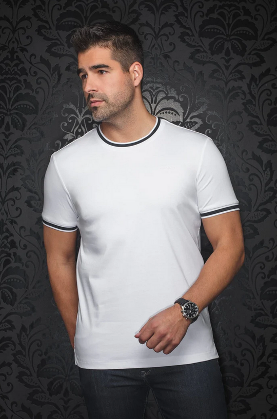 T-shirt Au Noir | HARDEN, Blanc Noir