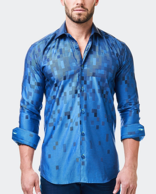 Chemise Maceoo /Luxor Bleu Tayana