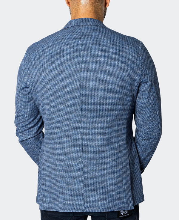 Maceoo Blazer Unconstructed Descartes Static Blue