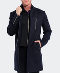 Maceoo Pea Coat Captain New Grey