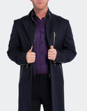 Maceoo Pea Coat Captain New Grey