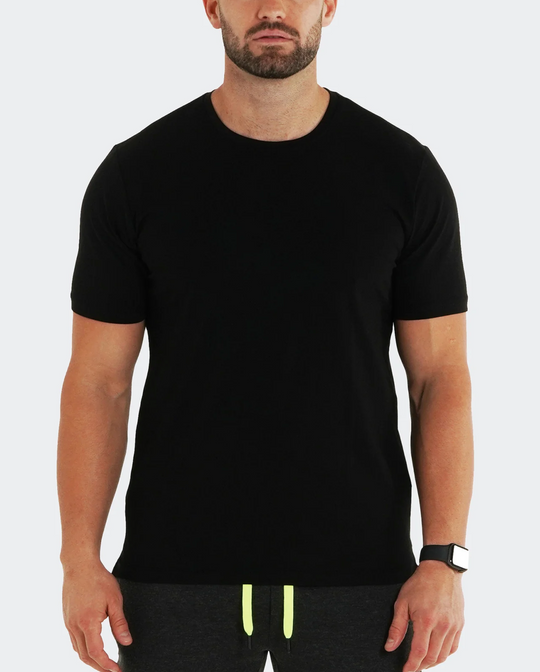 Maceoo Simple Tee Black