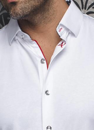 Au Noir Au Noir 360° Stretch Shirt Long Sleeve | DUNN, White