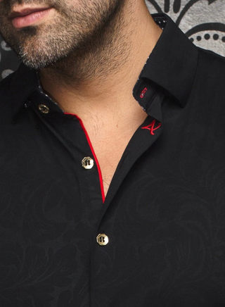 Au Noir Au Noir 360° Stretch Shirt Long Sleeve | DUNN, Black