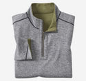 Johnston & Murphy XC4® Performance Reversible Quarter-Zip |  Olive/Navy