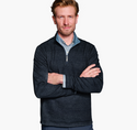 Johnston & Murphy XC4® Performance Reversible Quarter-Zip | Navy