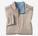 Johnston & Murphy XC4® Performance Reversible Quarter-Zip | Light Blue