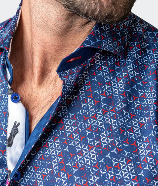 Maceoo Eins Mercedes Shirt Blue