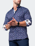 Maceoo Eins Mercedes Shirt Blue