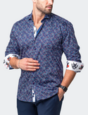 Maceoo Eins Mercedes Shirt Blue