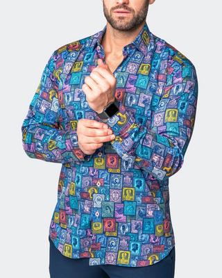 Maceoo Fibonacci Stamp Shirt Multi
