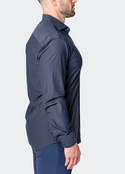 Maceoo Eins Stretch Pur Shirt Blue