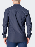 Maceoo Eins Stretch Pur Shirt Blue