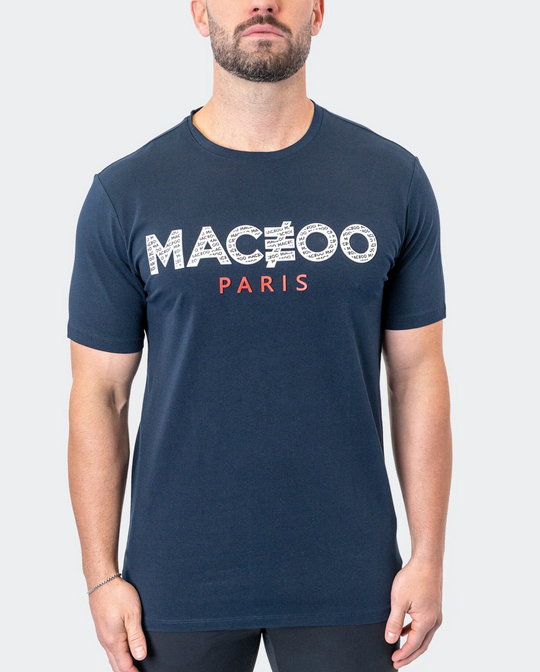 Maceoo Icon Tee Navy