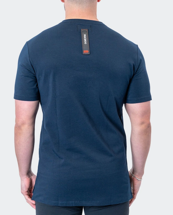 Maceoo Icon Tee Navy