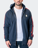 Maceoo Leo Hoodie Navy Blue