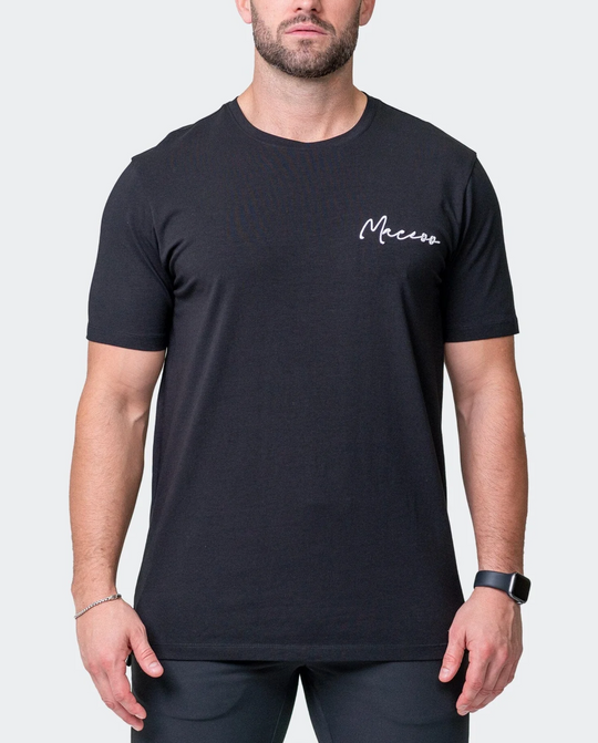 Maceoo Signature Tee Black