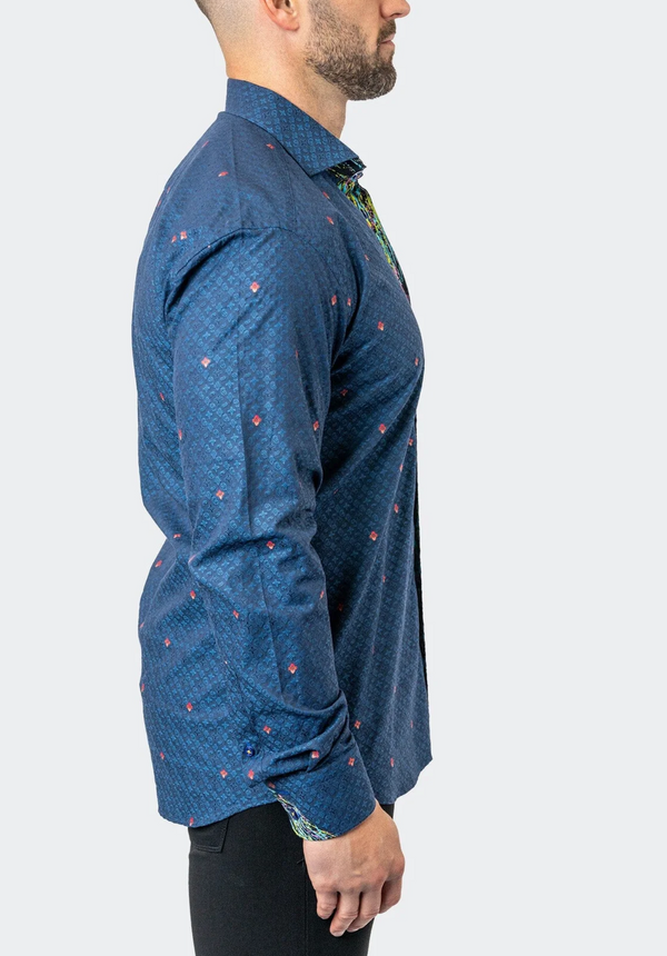 Maceoo Symbols12 Shirt Blue