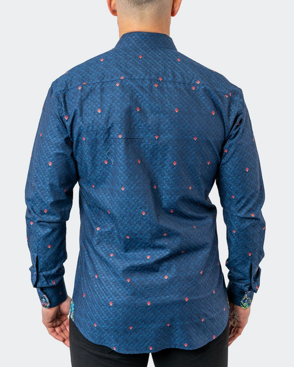 Maceoo Symbols12 Shirt Blue