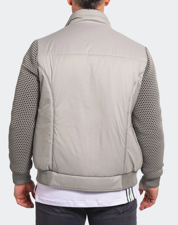 Maceoo Bomber Jacket Ascension0027 Grey